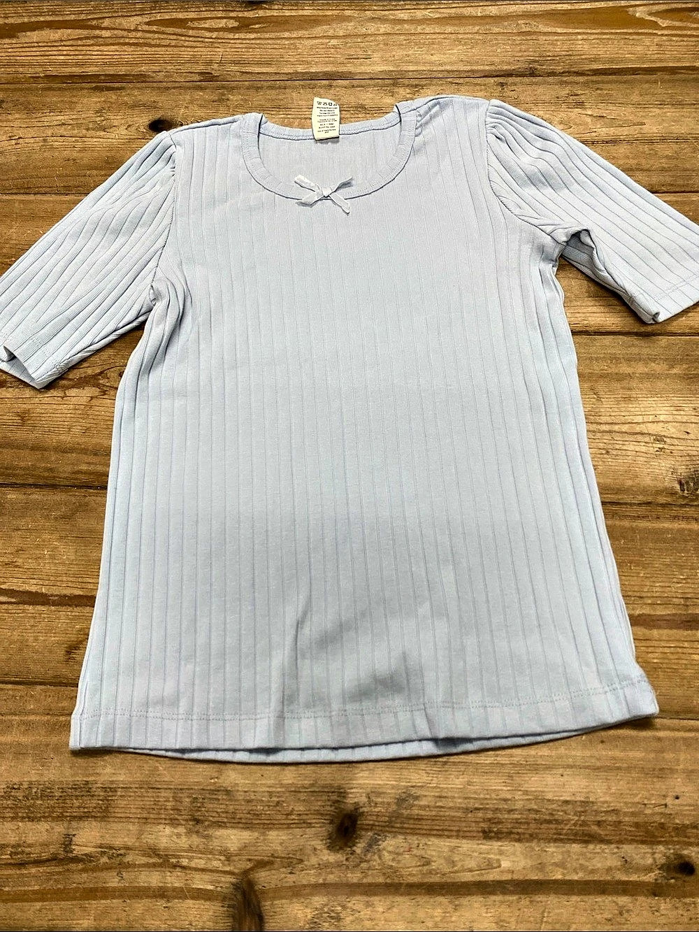 kate quinn Ribbed Dress in Blue Size 7Y Like New